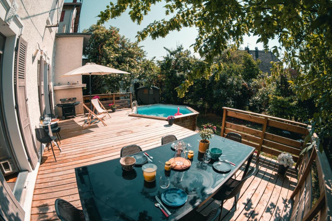 Le Serenite - T3 En Maison De Ville Avec Piscine Annecy Exteriör bild