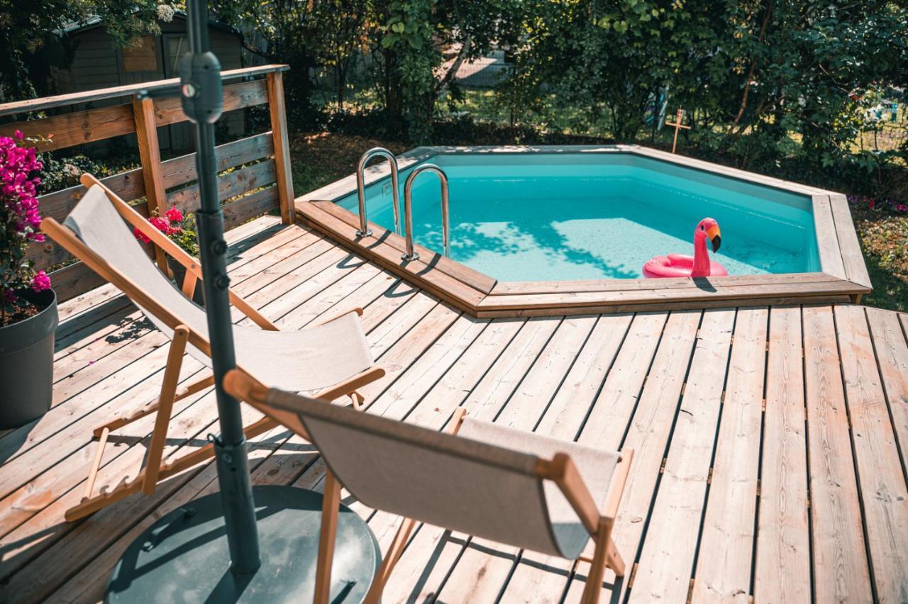 Le Serenite - T3 En Maison De Ville Avec Piscine Annecy Exteriör bild